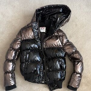 Appaman Metallic Puffer Jacket with Hood